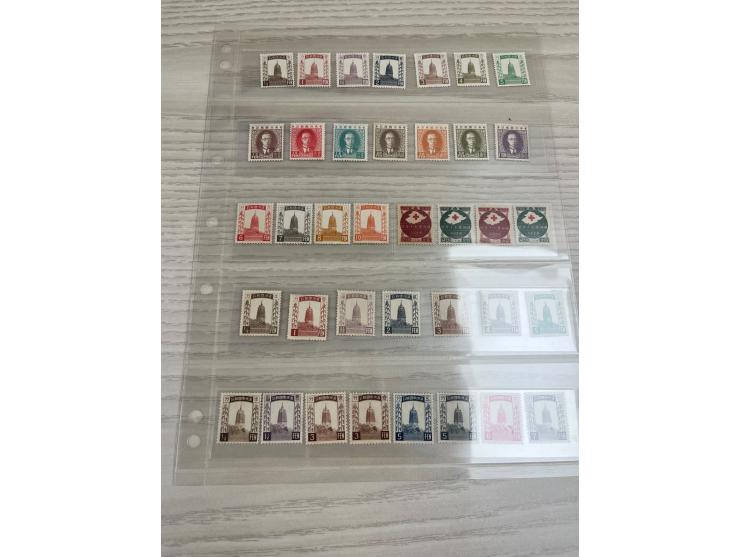 holding in 8 album pages, including the rare 2nd Regular Issue 15c mint. Large quantity. Please view.